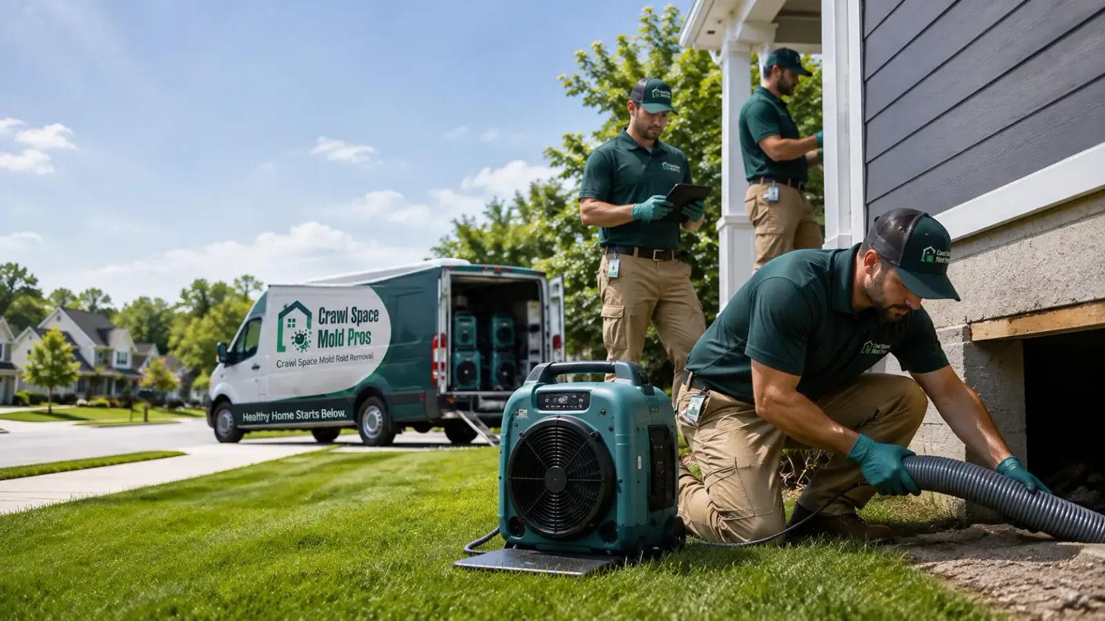 Crawl Space Mold Removal in Wayland, MA
